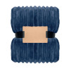 Coperta a righe in pile RPET