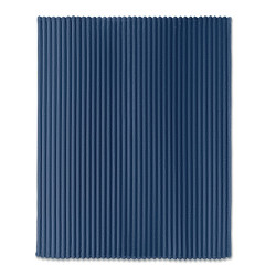 Coperta a righe in pile RPET
