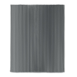 Coperta a righe in pile RPET