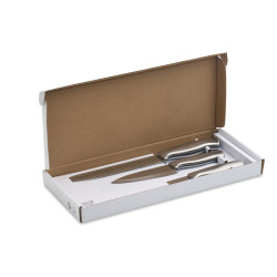Set 3 coltelli in acciaio inox