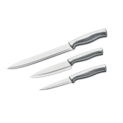 Set 3 coltelli in acciaio inox