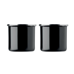 Coperta in pile e set 2 tazze