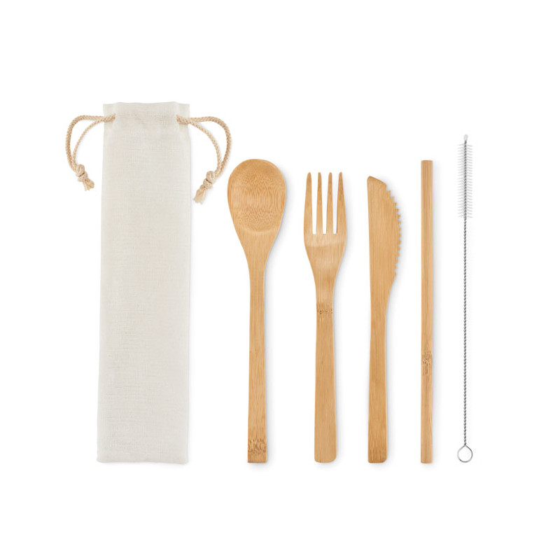 Set posate in bamboo