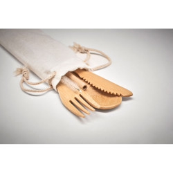 Set posate in bamboo