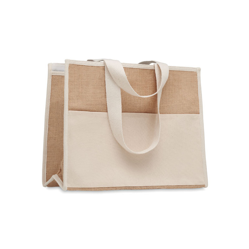 Shopper in tela e juta