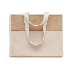 Shopper in tela e juta