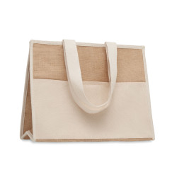 Shopper in tela e juta