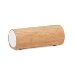 Speaker in bamboo