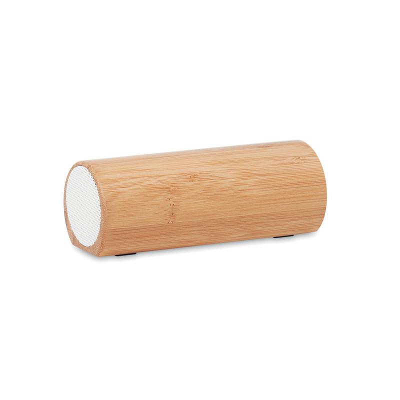 Speaker in bamboo
