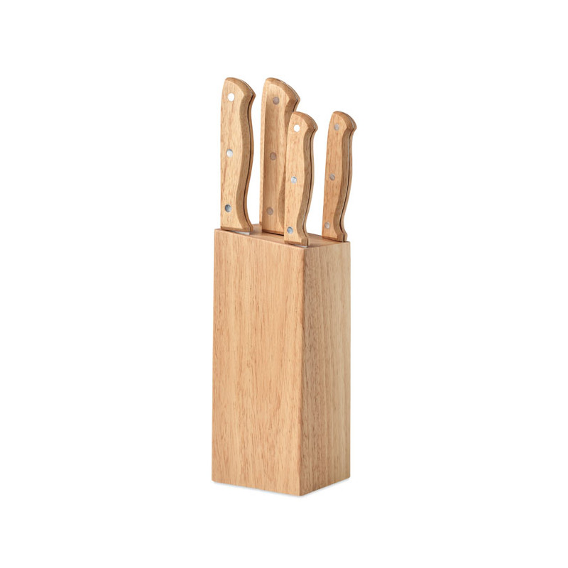 Set ceppo e 6 coltelli