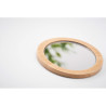 Specchio da trucco in bamboo