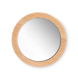Specchio da trucco in bamboo
