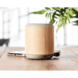 Speaker in bamboo senza fili