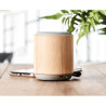 Speaker in bamboo senza fili