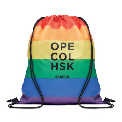 Sacca in RPET arcobaleno