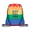 Sacca in RPET arcobaleno