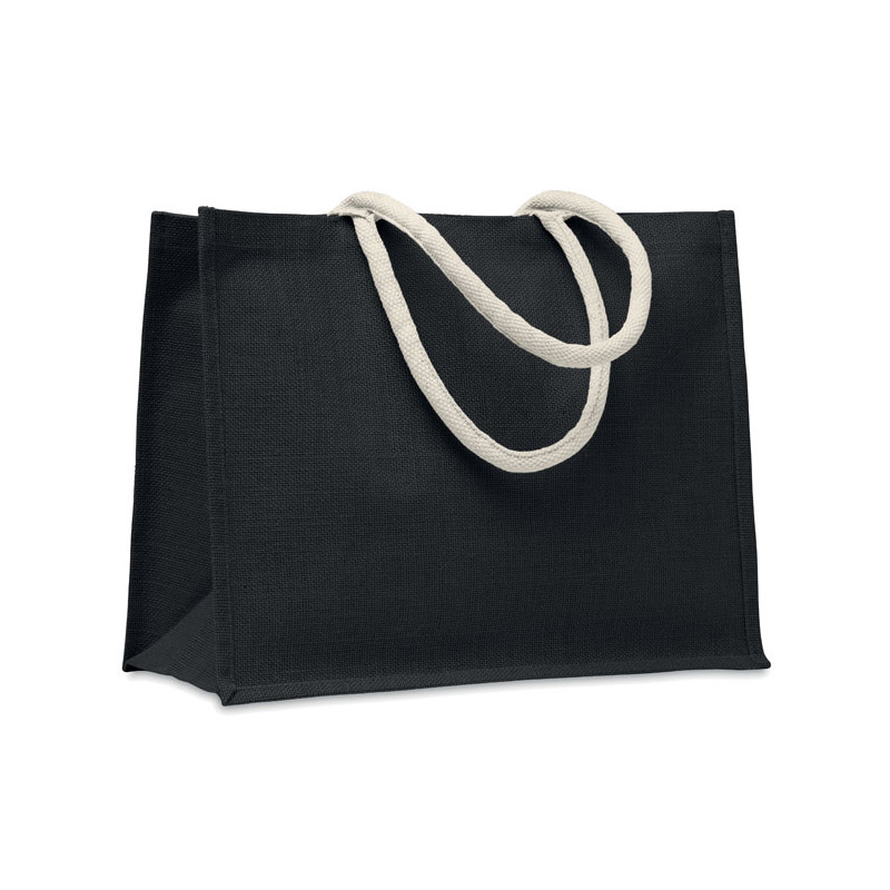Borsa in iuta. Manici in cotone