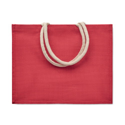 Borsa in iuta. Manici in cotone
