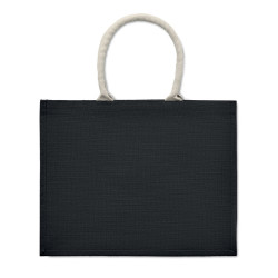 Borsa in iuta. Manici in cotone