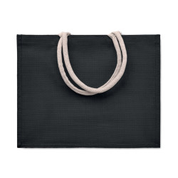 Borsa in iuta. Manici in cotone