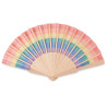 Ventaglio in legno arcobaleno