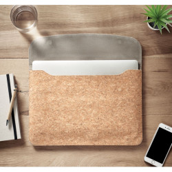 Porta laptop in sughero con pat