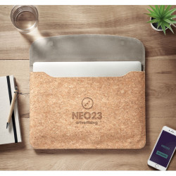 Porta laptop in sughero con pat