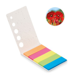 Segnapagina in carta con semi