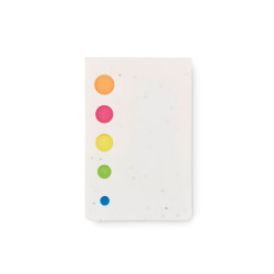 Segnapagina in carta con semi