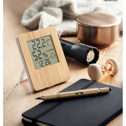 Stazione meteo in bamboo