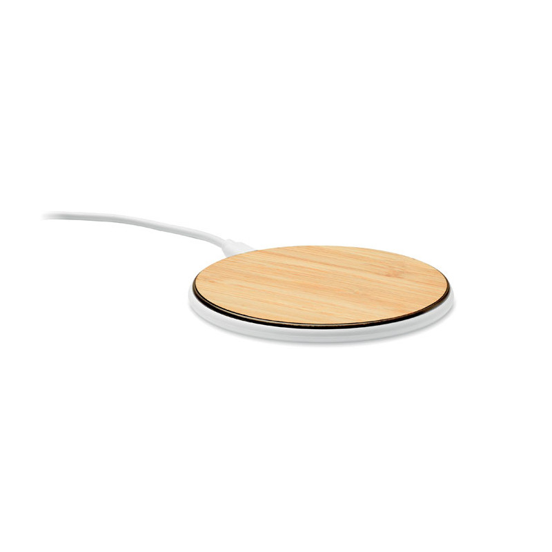Caricatore wireless in bamboo