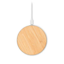Caricatore wireless in bamboo