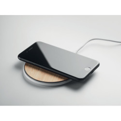Caricatore wireless in bamboo