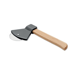 Tagliapizza con manico in bamboo