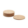 Set di 6 sottobicchieri di bamb