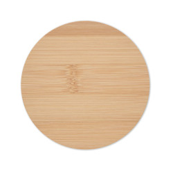 Sottobicchiere rotondo di bambo