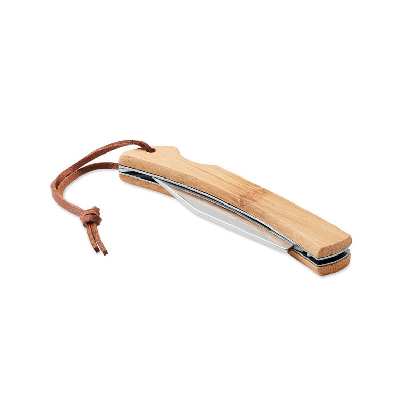 Coltello pieghevole in bamboo