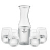 Set bicchieri e caraffa in vetro