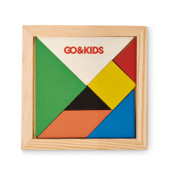 Puzzle Tangram in legno