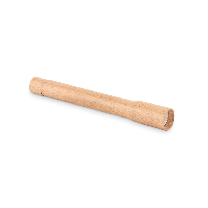 Torcia in legno con luce COB