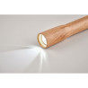 Torcia in legno con luce COB