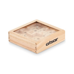 Gioco del labirinto in legno