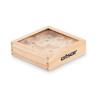 Gioco del labirinto in legno