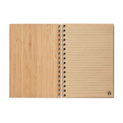 Notebook A5 in bamboo rilegato