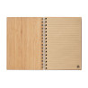Notebook A5 in bamboo rilegato