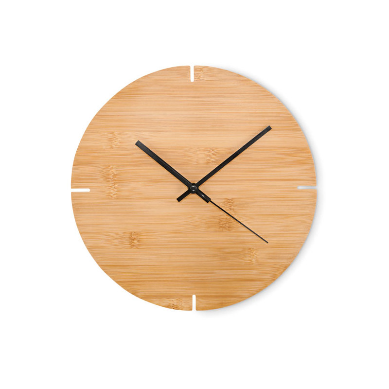 Orologio da parete in bamboo