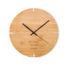 Orologio da parete in bamboo