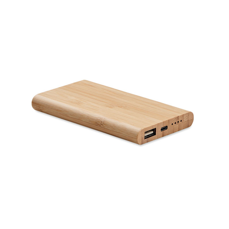 Power bank in bamboo da 4000mAh
