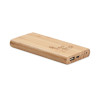 Power bank in bamboo da 6000mAh