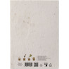 Foglio A5 in carta con semi